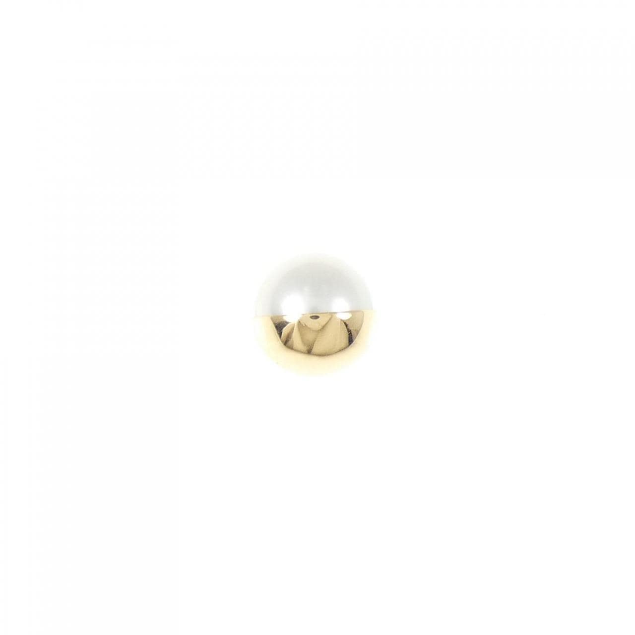 シハラ ハーフパール 90° ピアス 7mm 片耳