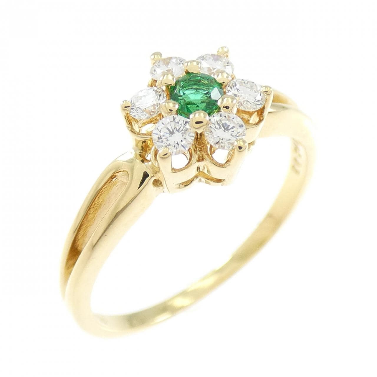 ミキモト エメラルド リング 0.07CT