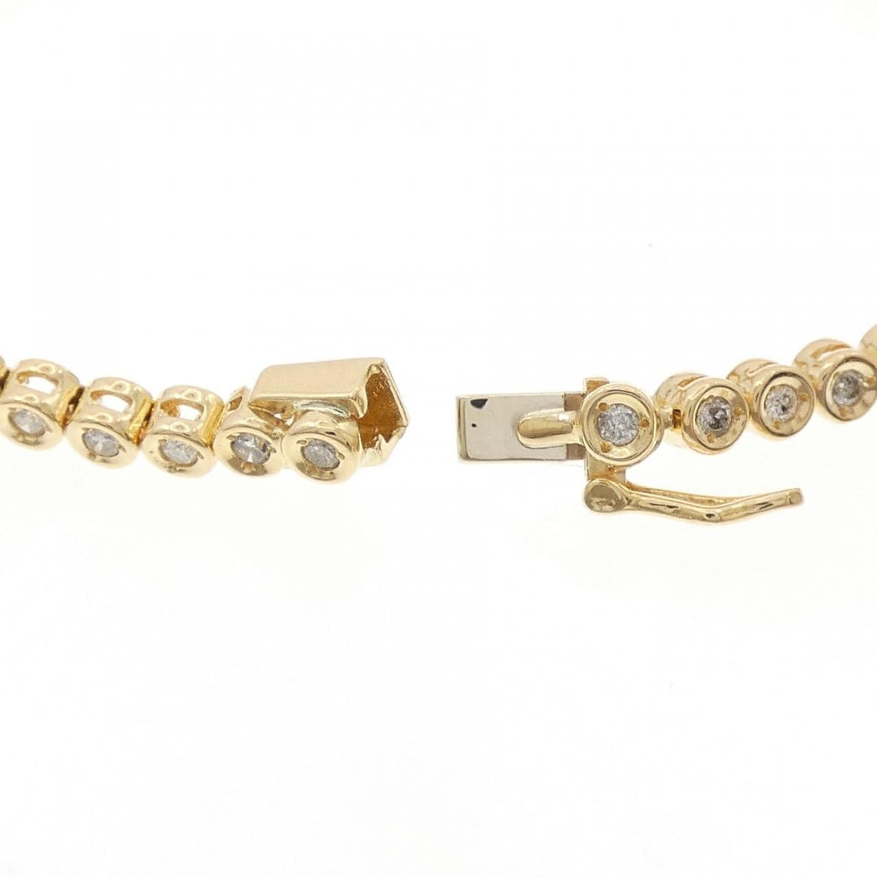 K18YG ダイヤモンド ブレスレット 1.00CT