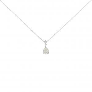 K18WG ダイヤモンド ネックレス 0.653CT