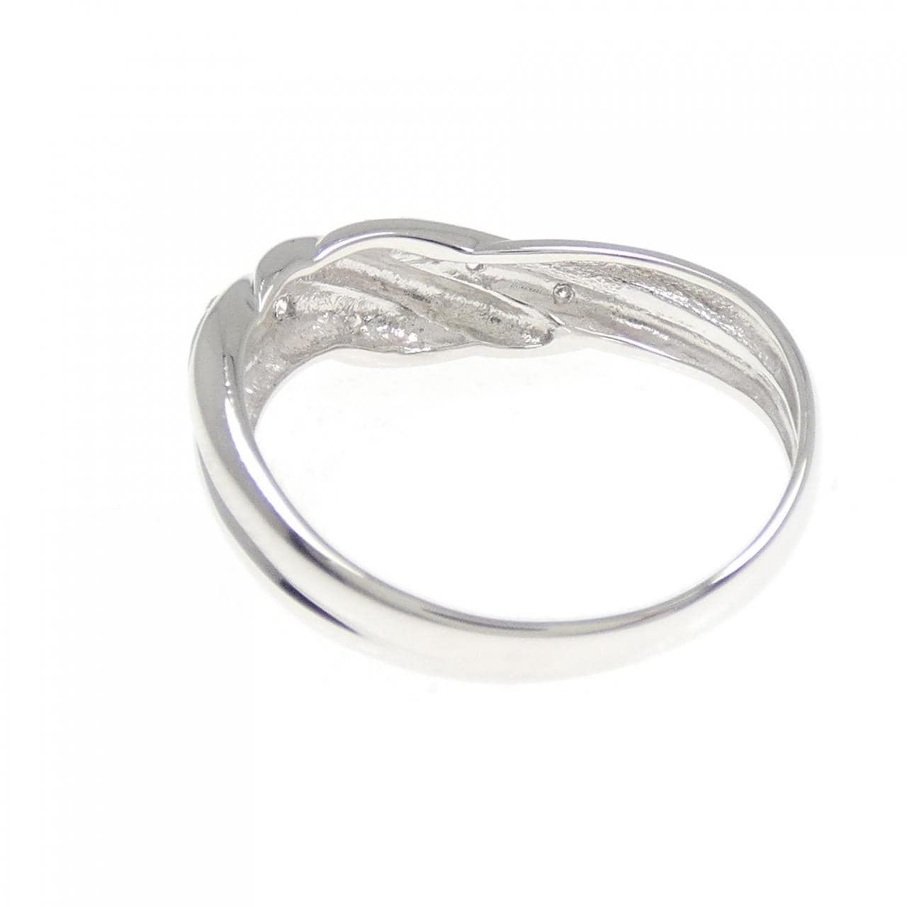 K14WG ダイヤモンド リング 0.06CT