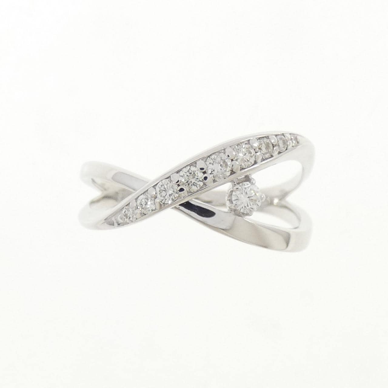 K18WG ダイヤモンド リング 0.188CT