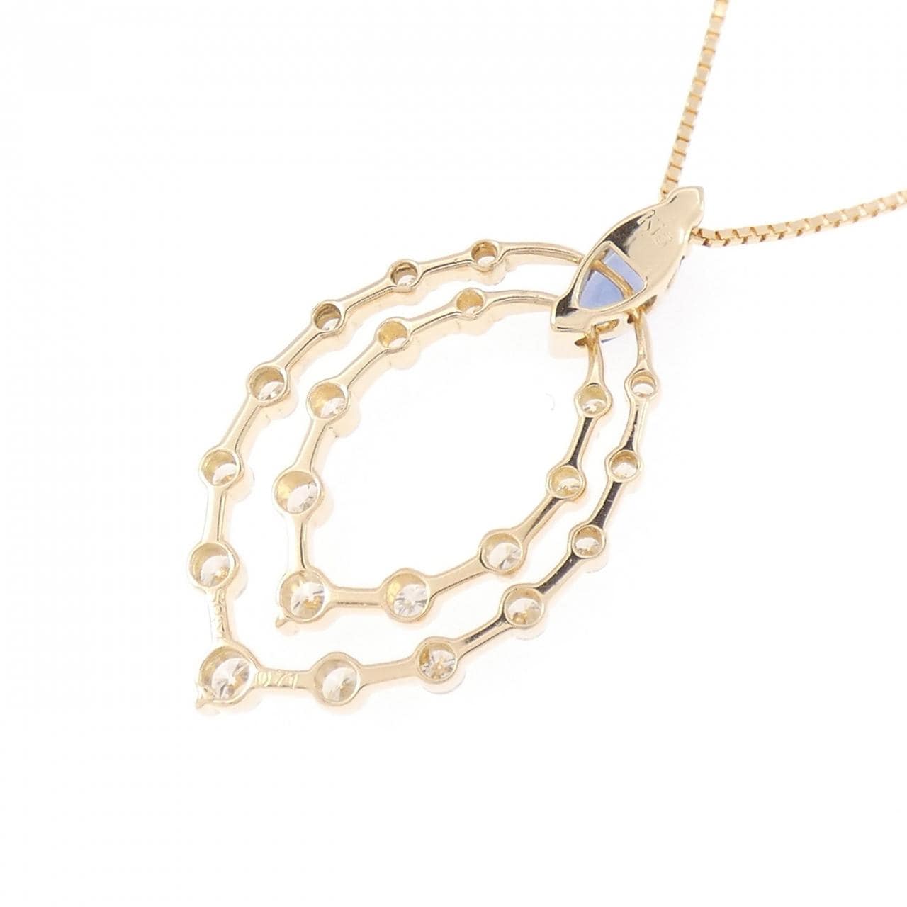 K18YG サファイヤ ネックレス 0.54CT