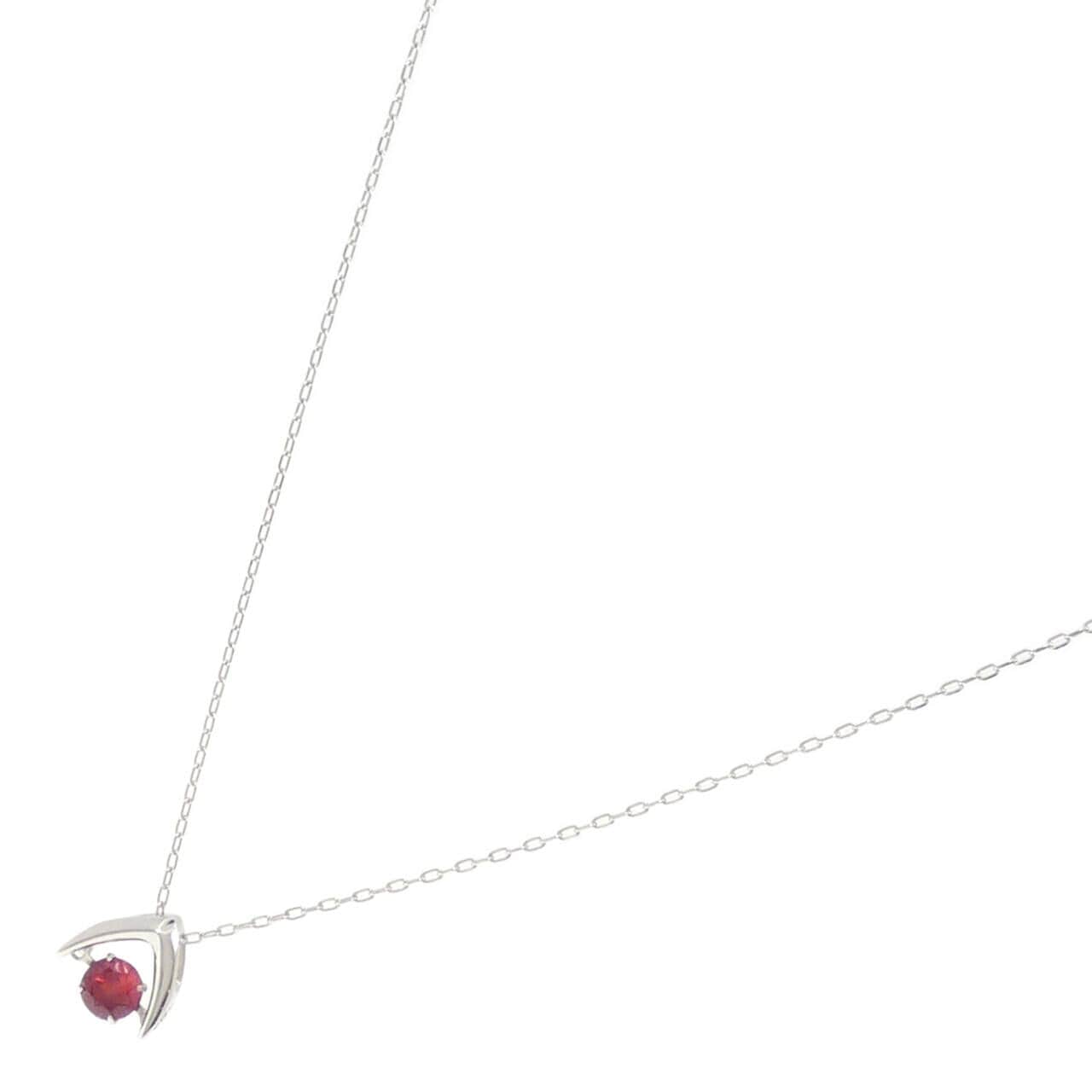 PT900/PT850红宝石项链0.47CT