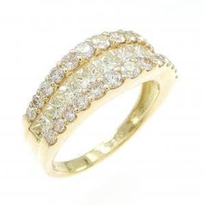 K18YG ダイヤモンド リング 2.00CT