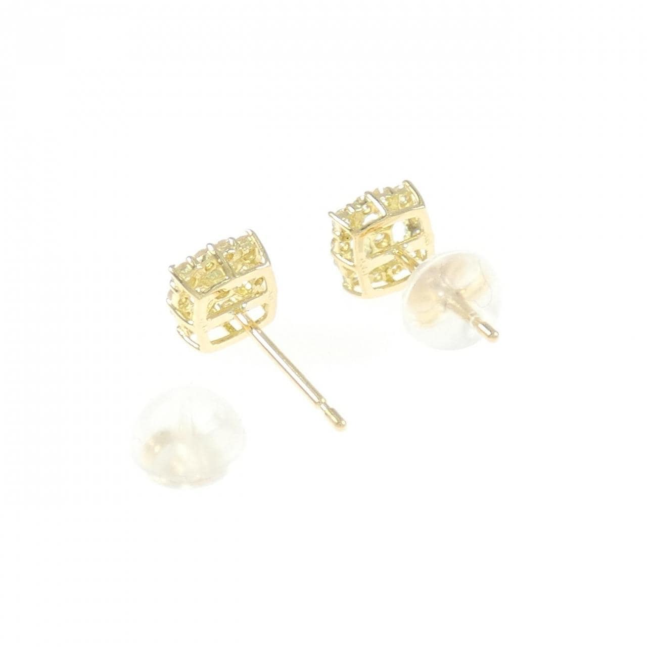 【リメイク】K18YG ダイヤモンド ピアス 0.20CT