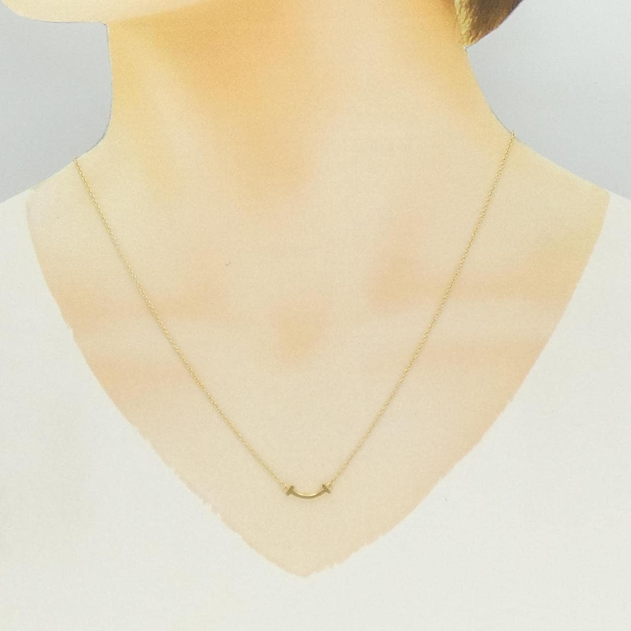 ティファニー Tスマイル ミニ ネックレス