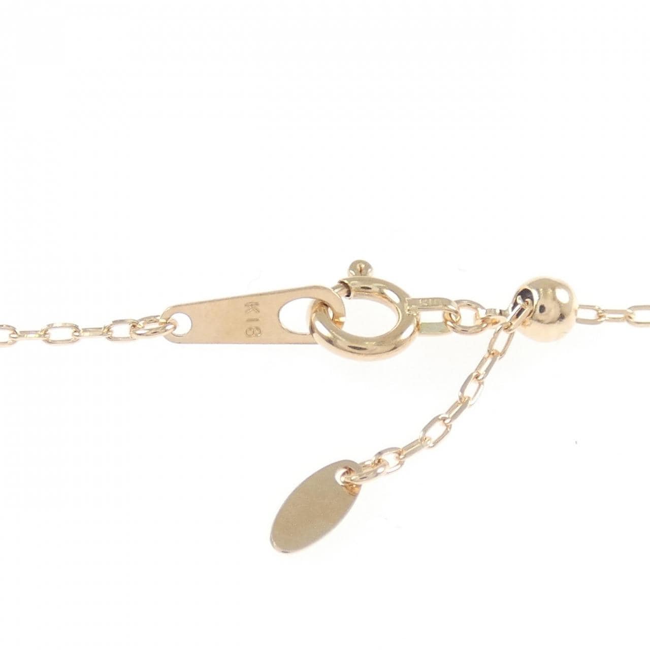 K18PG カラーストーン ネックレス