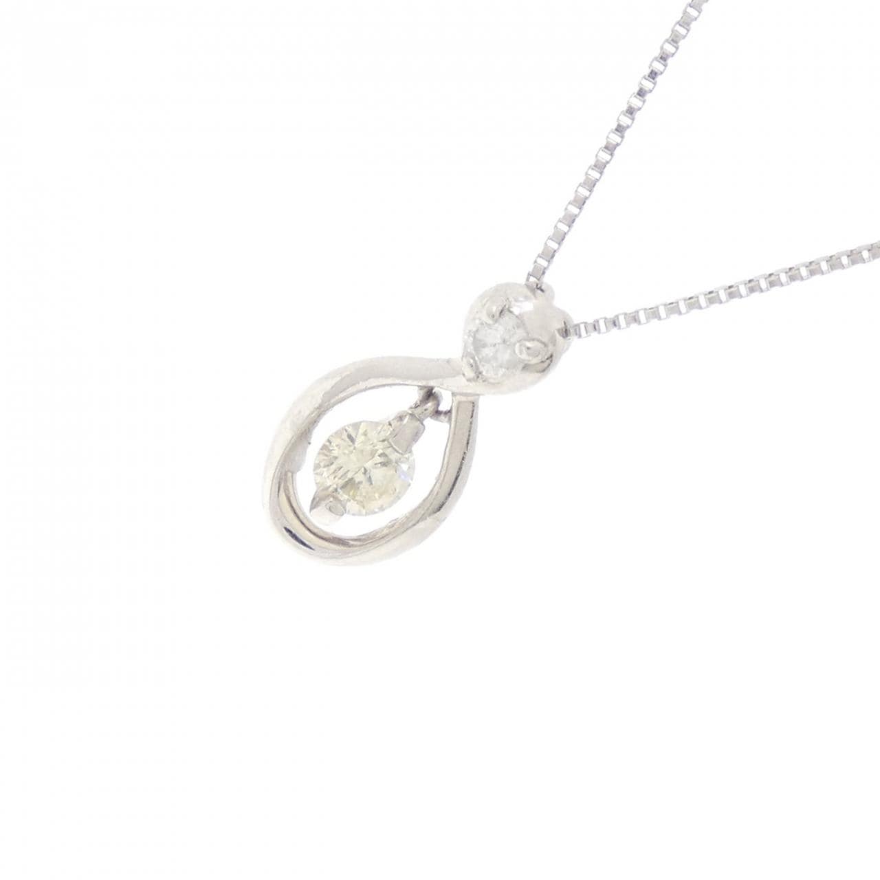 PT900/PT850 ダイヤモンド ネックレス 0.25CT