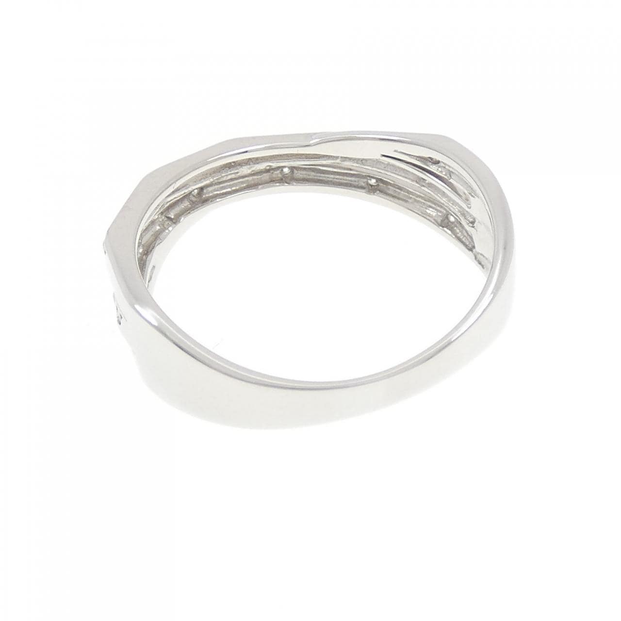 PT950 ダイヤモンド リング 0.08CT