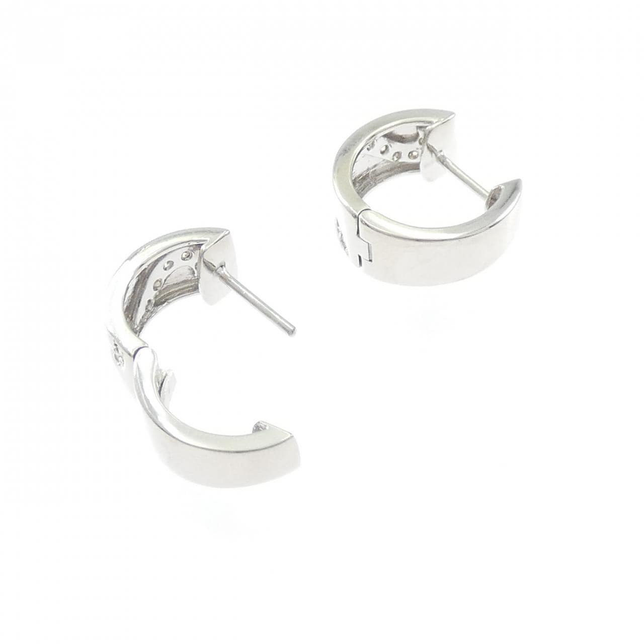 K18WG ダイヤモンド ピアス 0.2CT