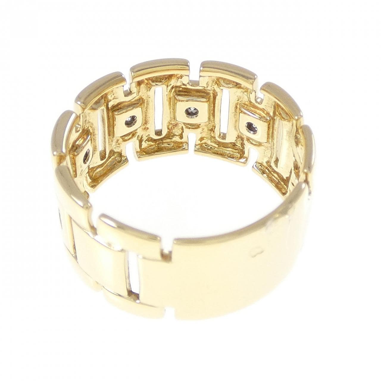 750YG ダイヤモンド リング 0.10CT