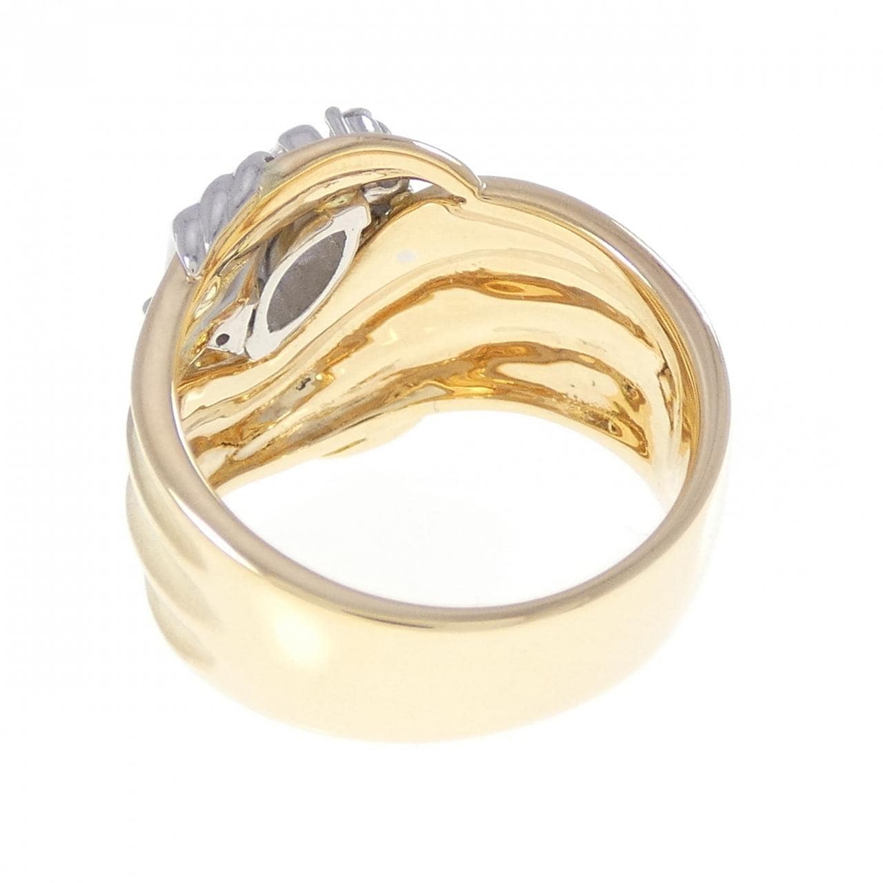 K18YG/PT900 ダイヤモンド リング 0.245CT