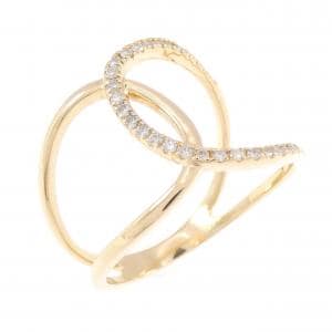 K18YG ダイヤモンド リング 0.15CT