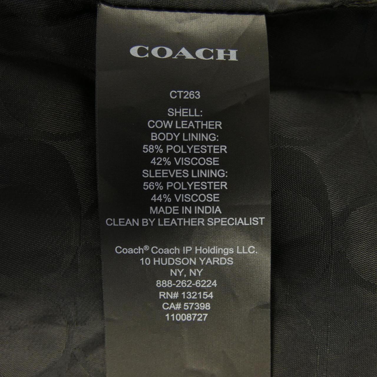 コーチ COACH THE MOTO JACKET レザーライダースジャケット