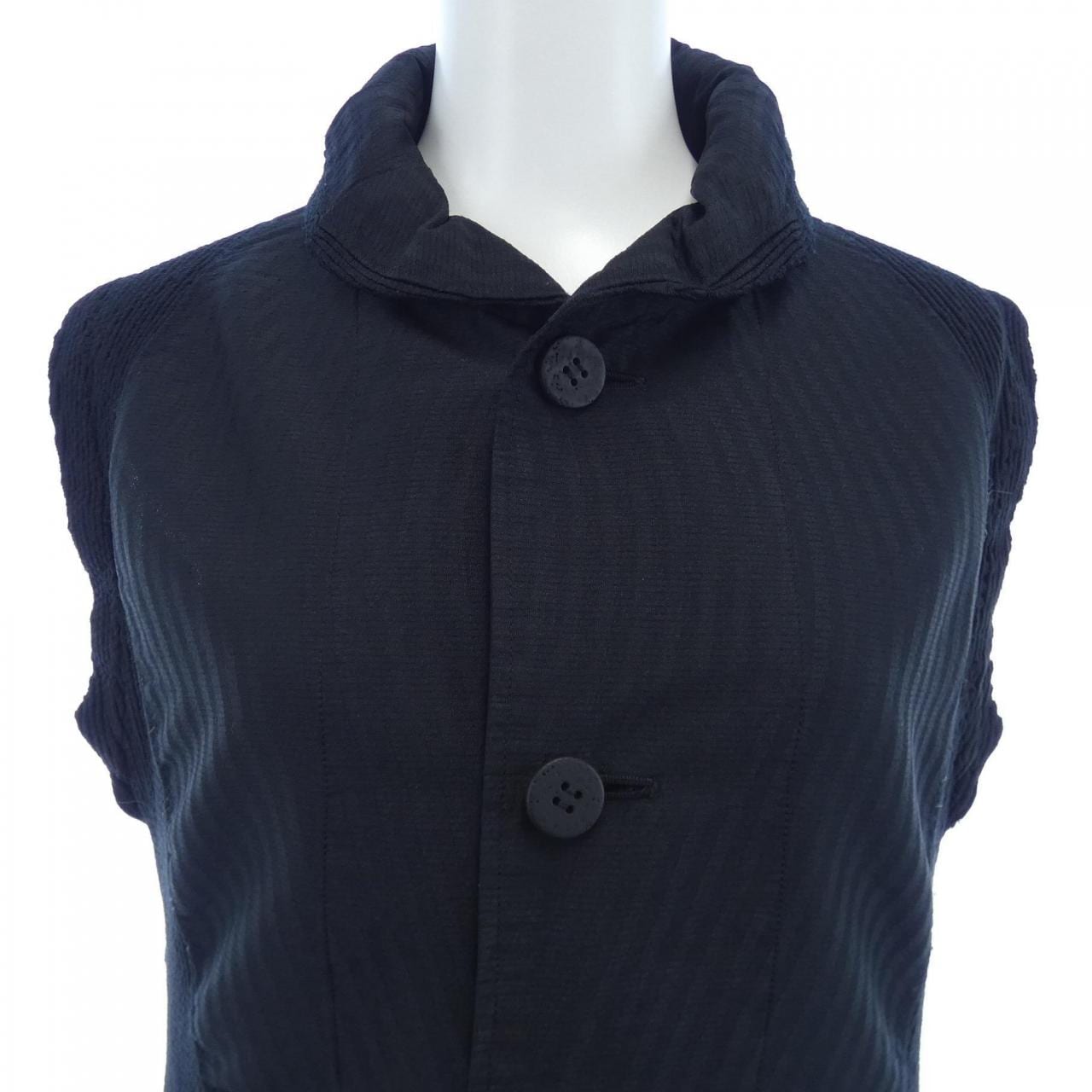 イッセイミヤケ ISSEY MIYAKE 3Dスチームストレッチ IM83FE028 ロングベスト