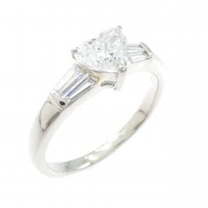 PT900 ダイヤモンド リング 0.573CT E SI1 ハートシェイプ