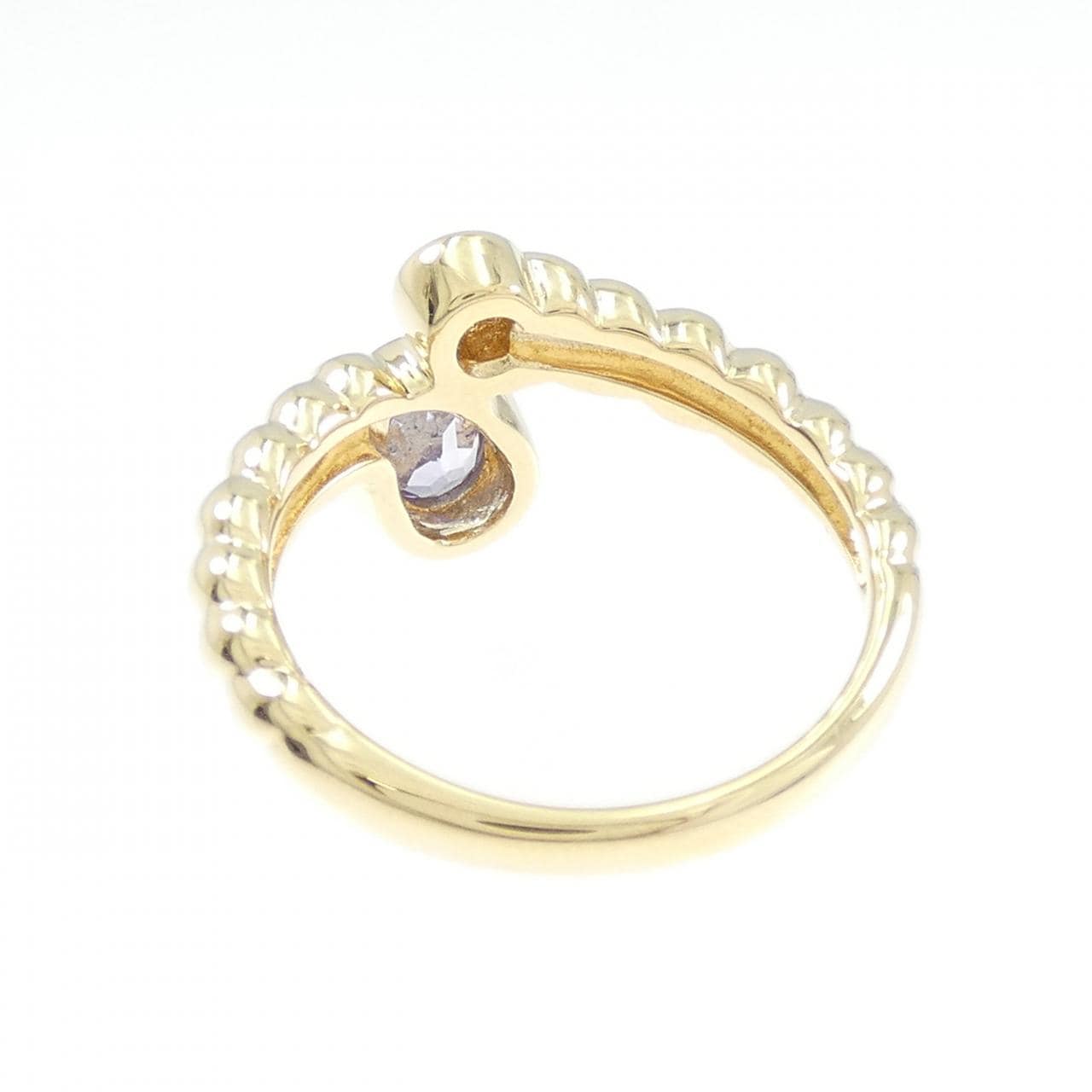 K18YG タンザナイト リング 0.47CT