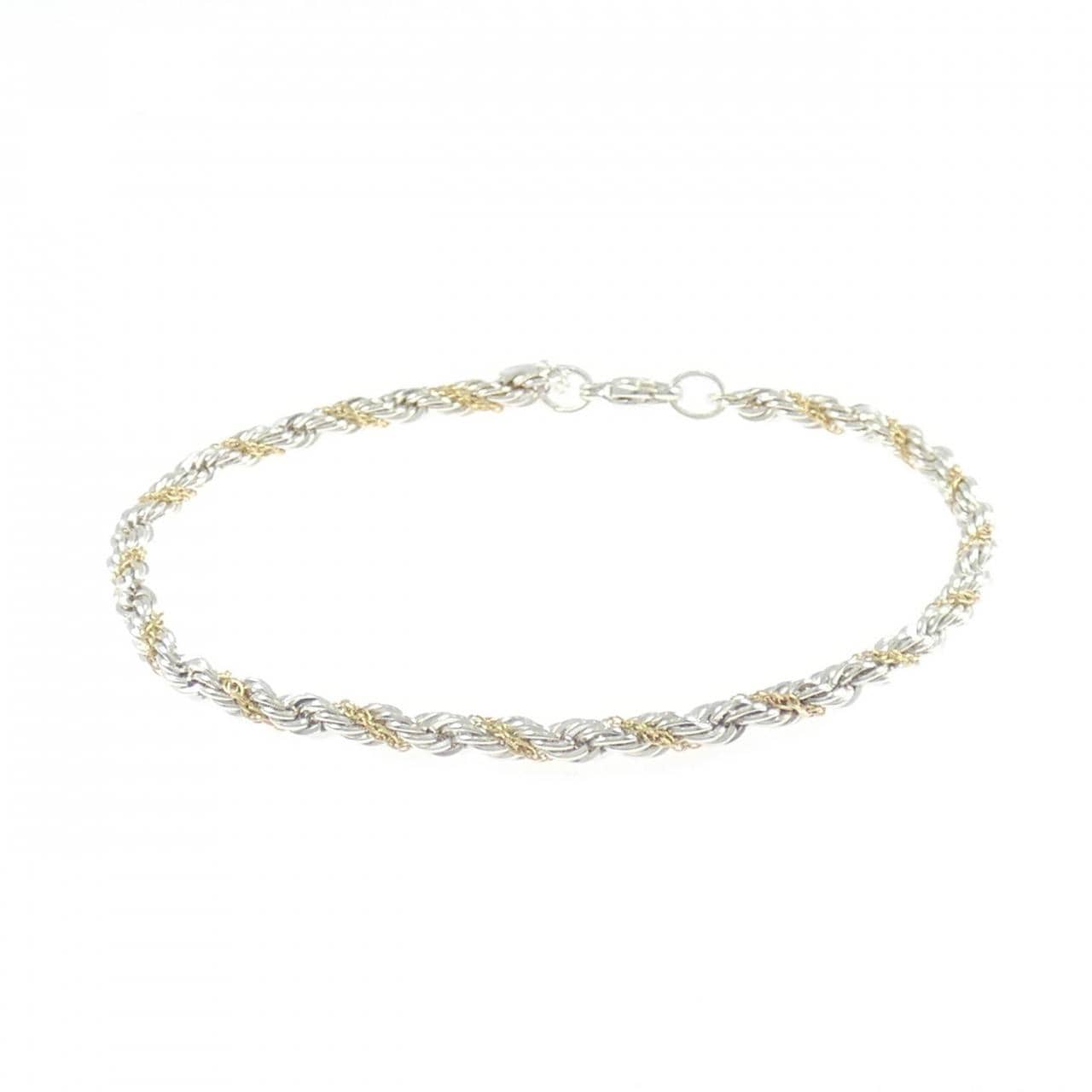 [vintage] TIFFANY 925/750YG 手鍊