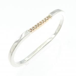 ヒロタカ オール アバウト ベーシックス ダブル フィンガー リング 0.04CT