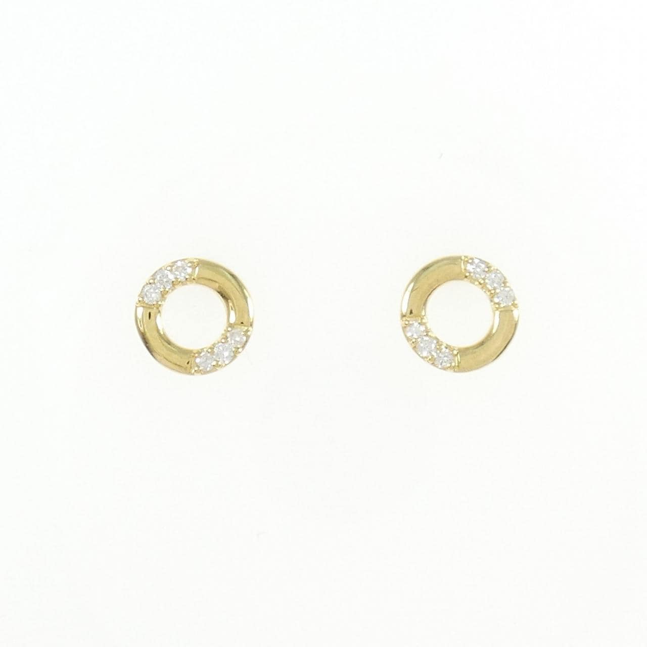 [Remake] K18YG Diamond earrings 0.08CT