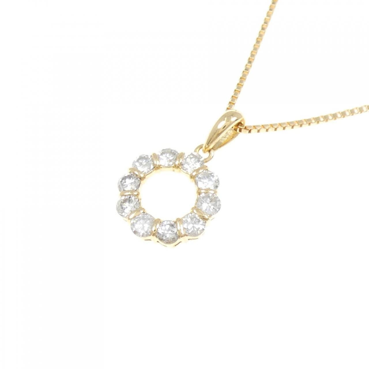 K18YG ダイヤモンド ネックレス 0.51CT
