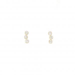 【リメイク】K18YG ダイヤモンド ピアス 0.20CT
