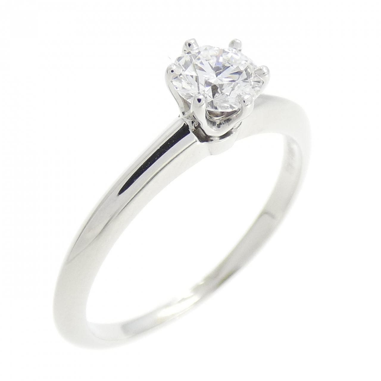 TIFFANY Classic Solitaire Ring 0.36CT E VS1