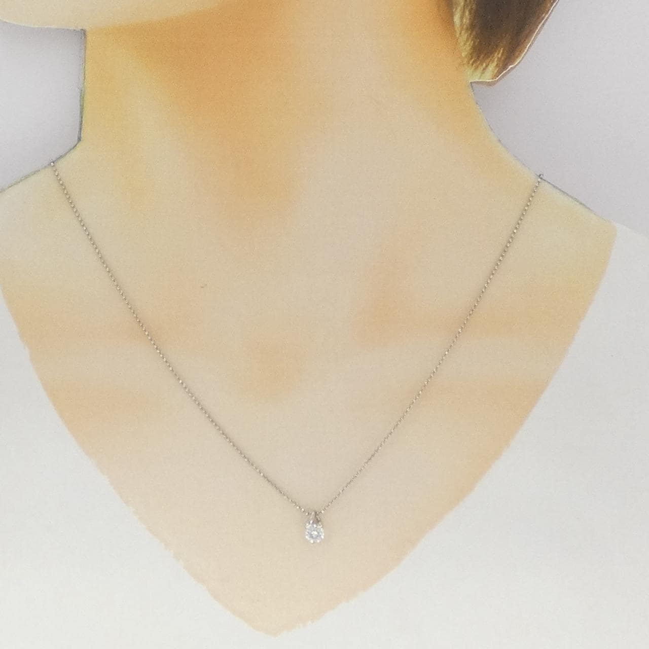 PT900/PT850 ダイヤモンド ネックレス 0.33CT