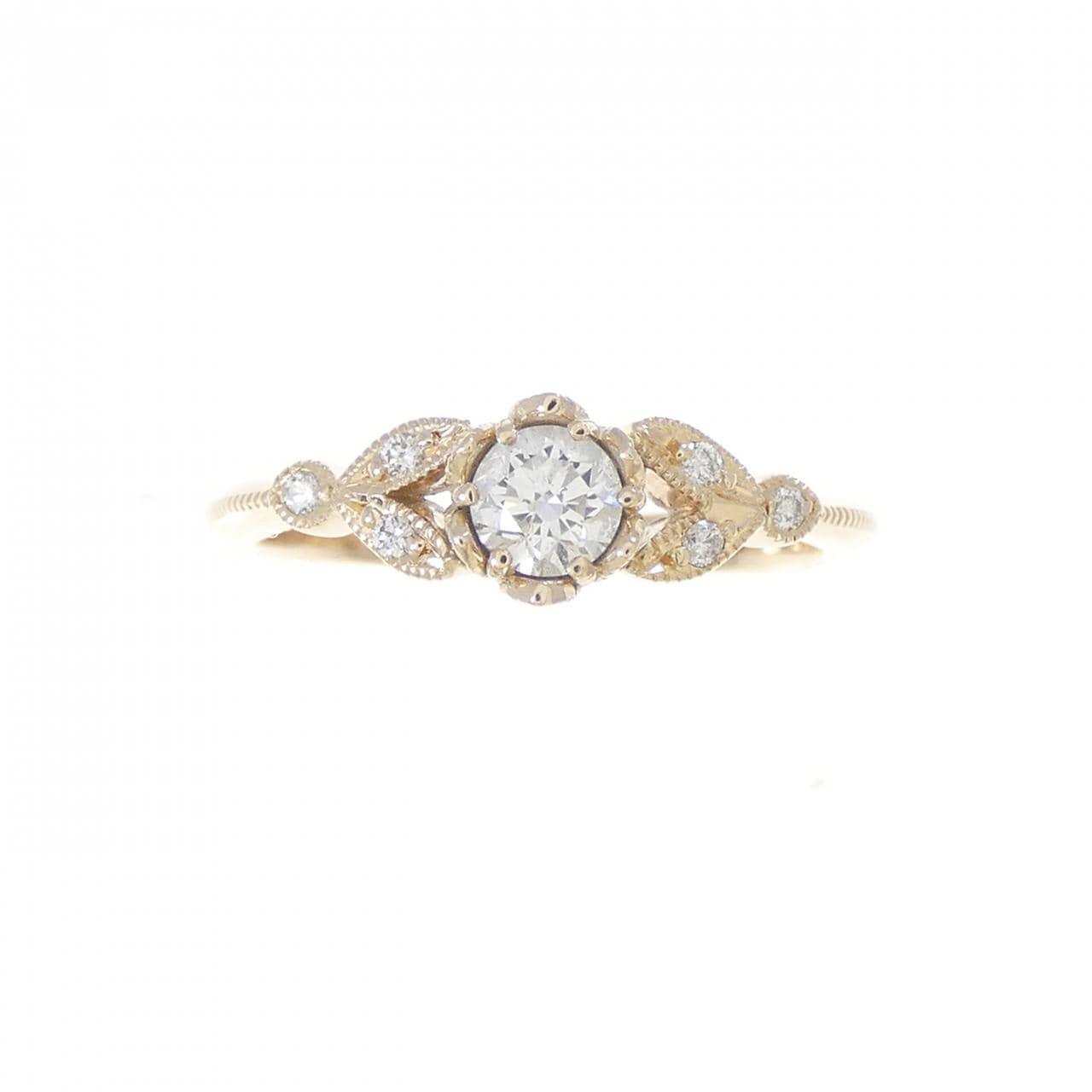 K10YG ダイヤモンド リング 0.20CT