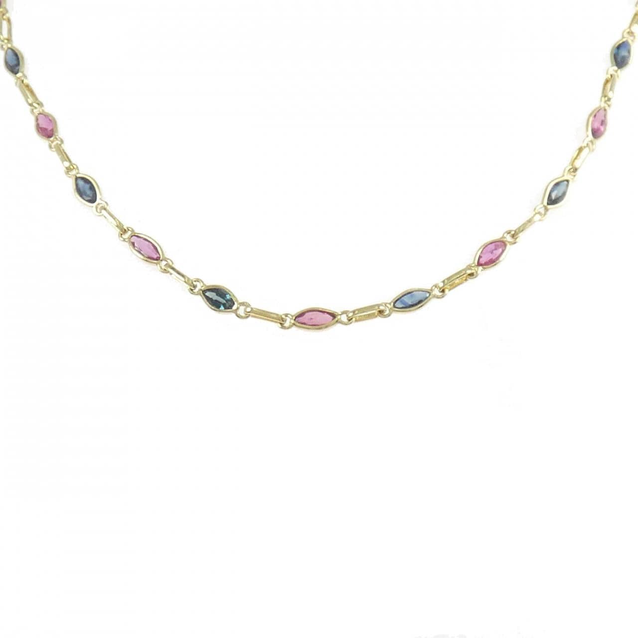 750YG ルビー ネックレス