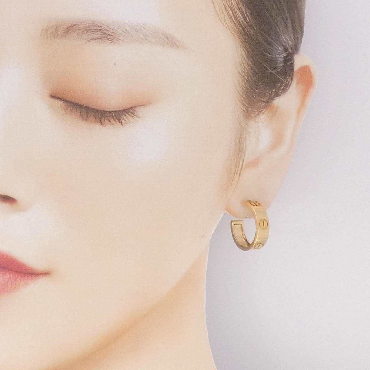 カルティエ ラブ  ピアス