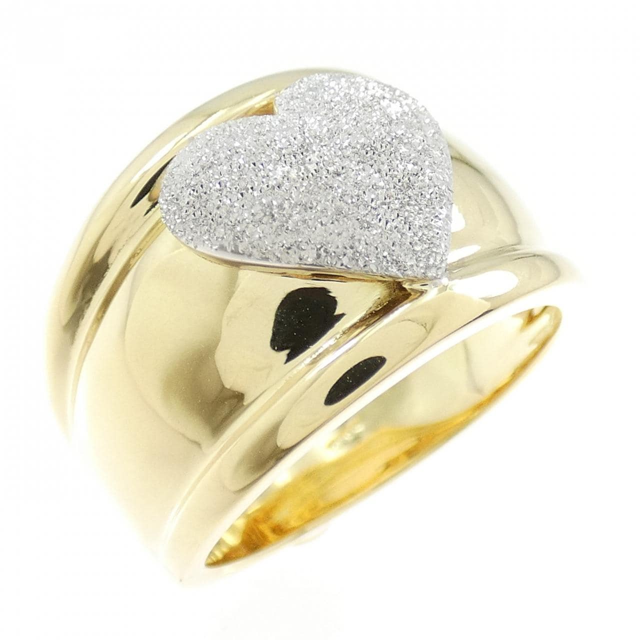 750YG/750WG ハート リング