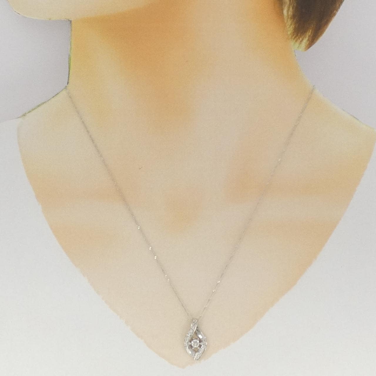 PT900/PT850 ダイヤモンド ネックレス 0.30CT