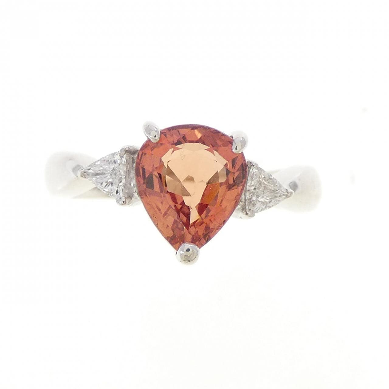 K18WG サファイヤ リング 1.74CT