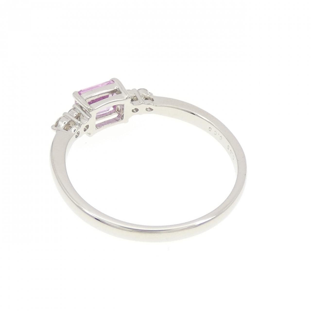 【リメイク】PT900 サファイヤ リング 0.45CT