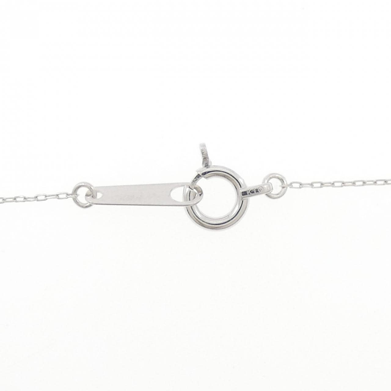 K10WG クロス ダイヤモンド ネックレス