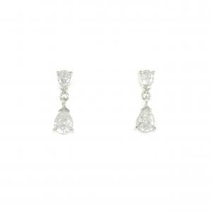 PT900 ダイヤモンド ピアス 0.54CT