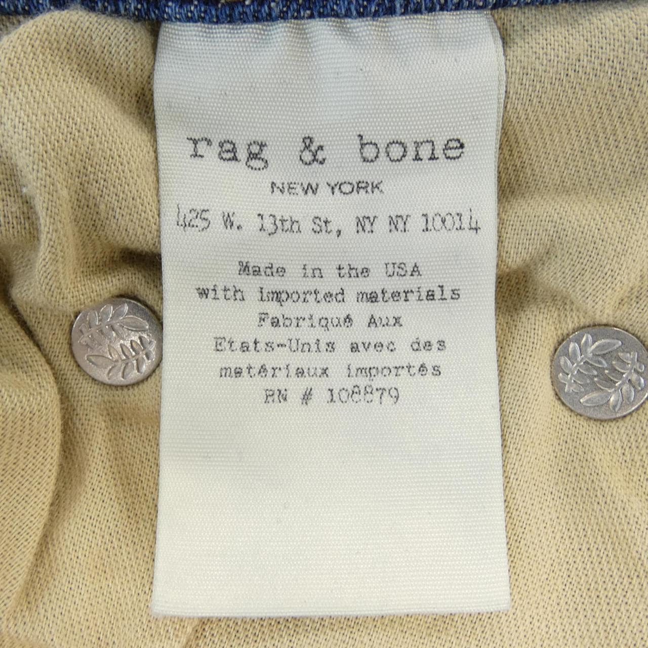 ラグアンドボーン RAG&BONE ジーンズ