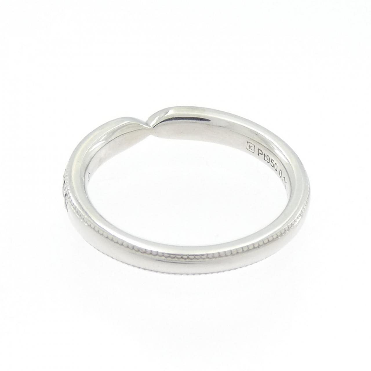 PT950 ダイヤモンド リング 0.11CT