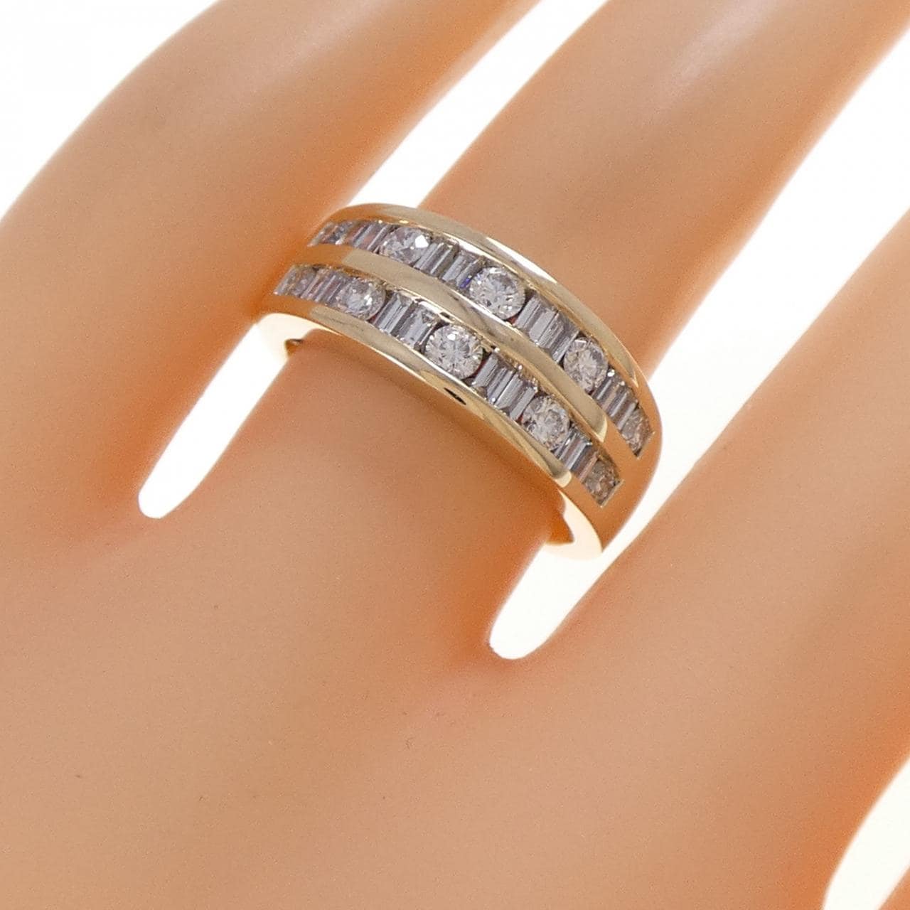 14KYG/14KWG Diamond Ring