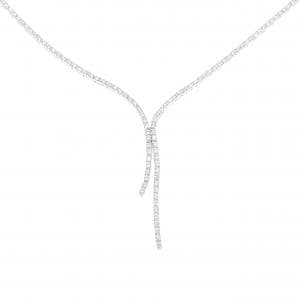 K18WG ダイヤモンド ネックレス 2.00CT