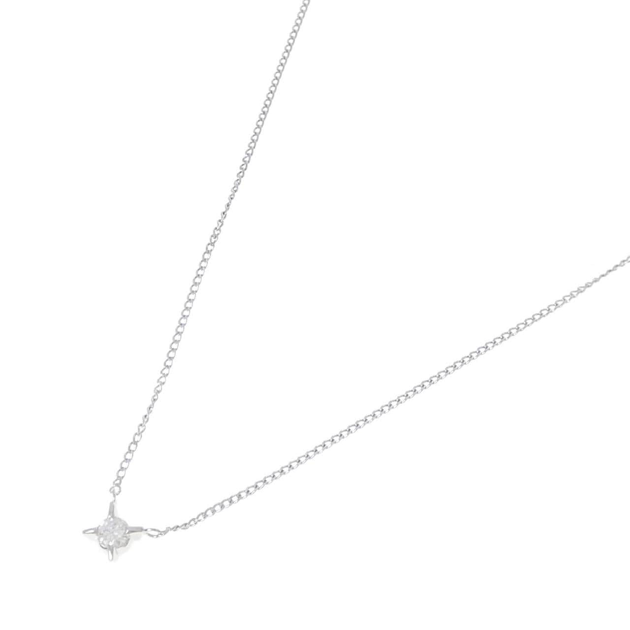PT900/PT850 ダイヤモンド ネックレス 0.13CT