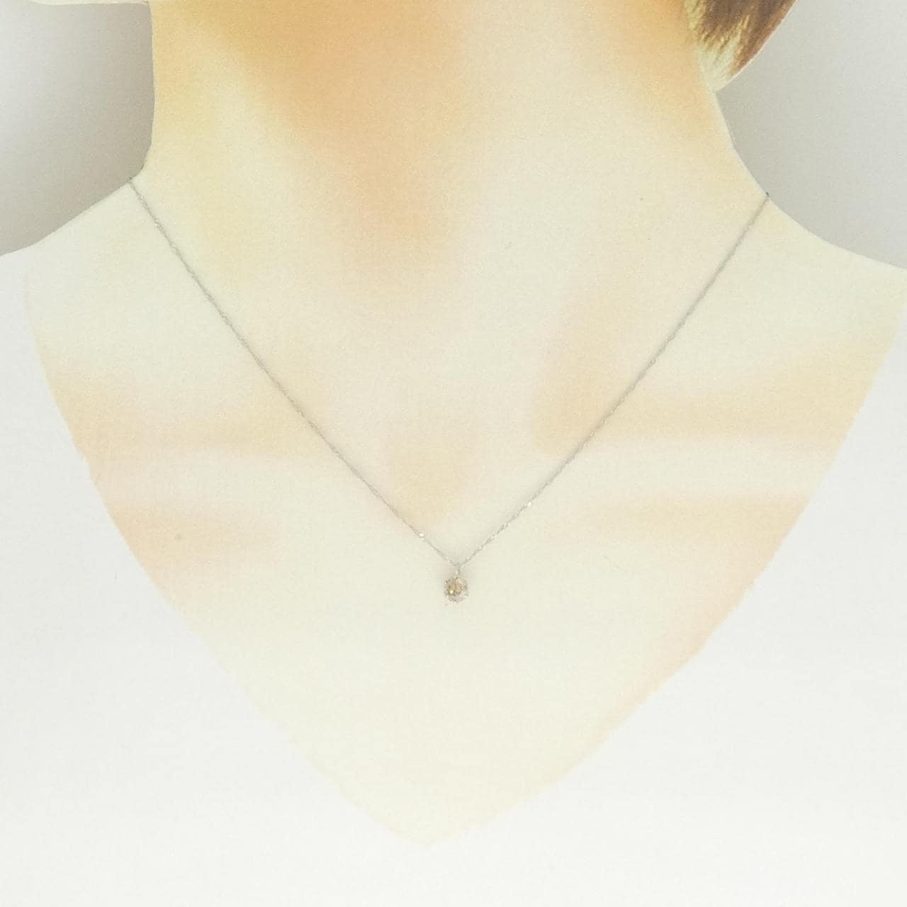 PT900/PT850 ダイヤモンド ネックレス 0.40CT