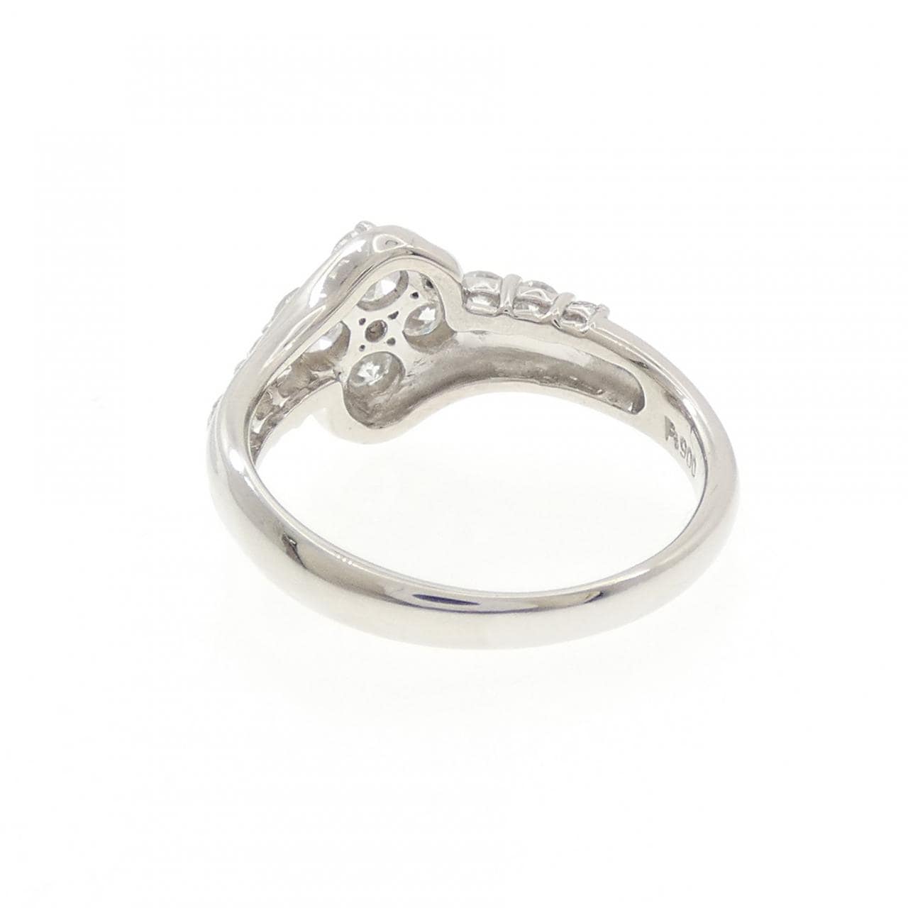 PT900 フラワー ダイヤモンド リング 1.00CT