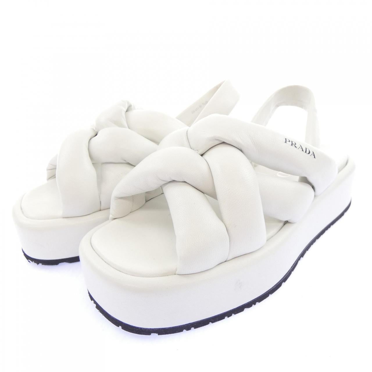 プラダ PRADA フラットフォーム 1XZ747 サンダル
