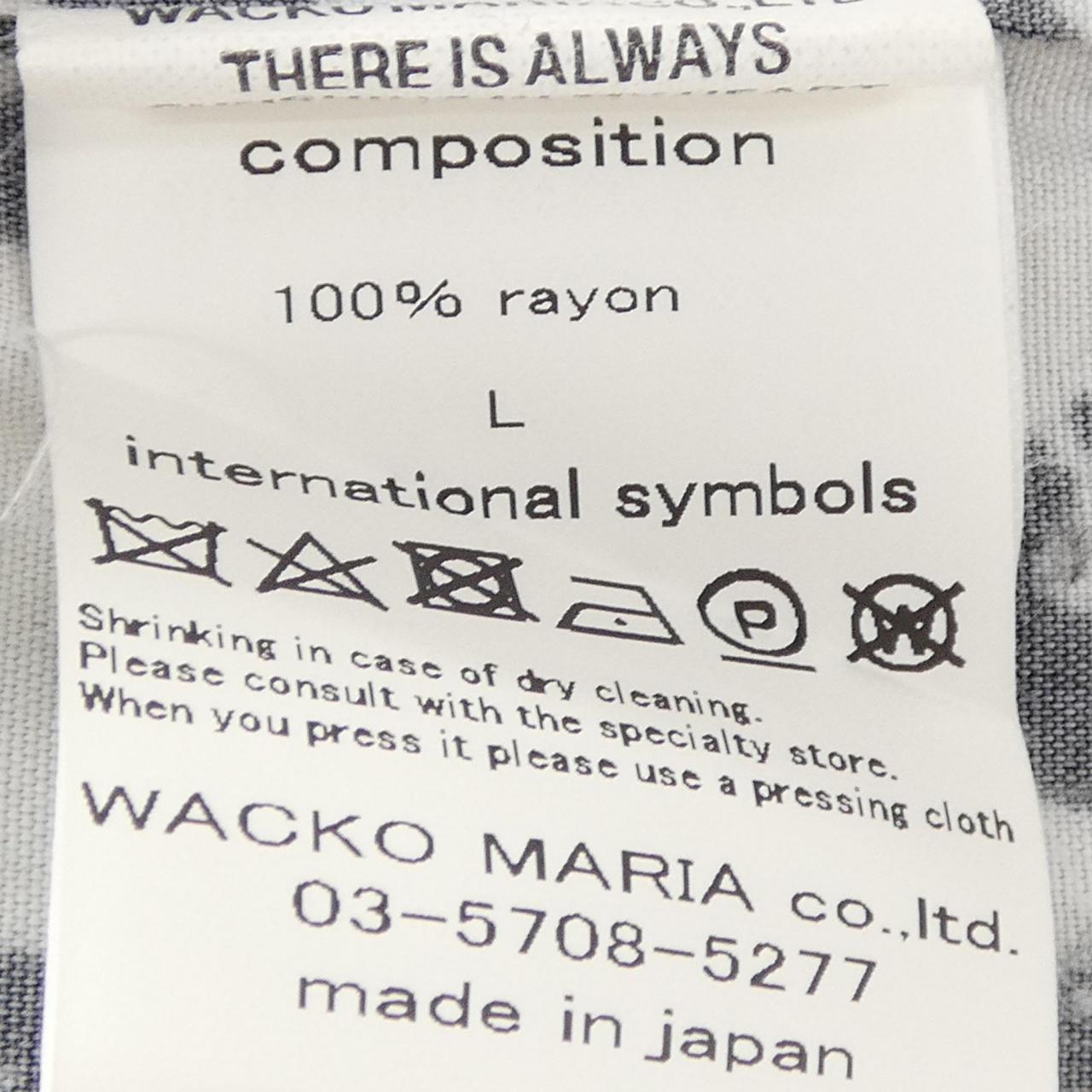 ワコマリア WACKO MARIA S／Sシャツ