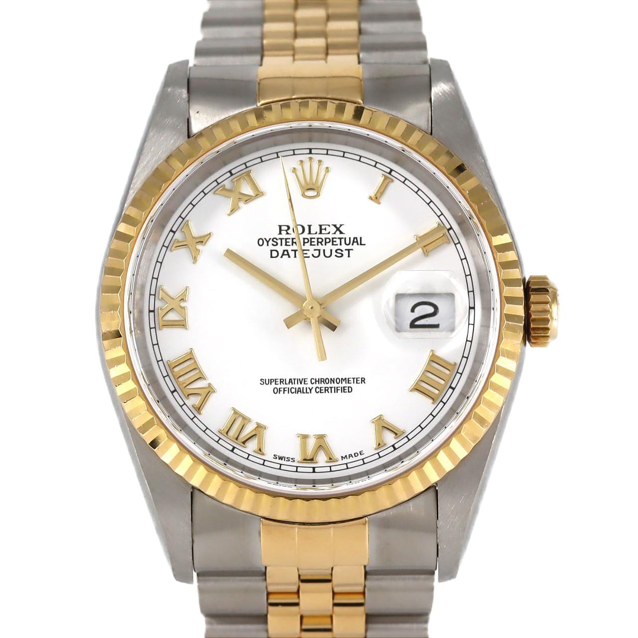 ロレックス デイトジャスト 16233 SSxYG 自動巻 P番