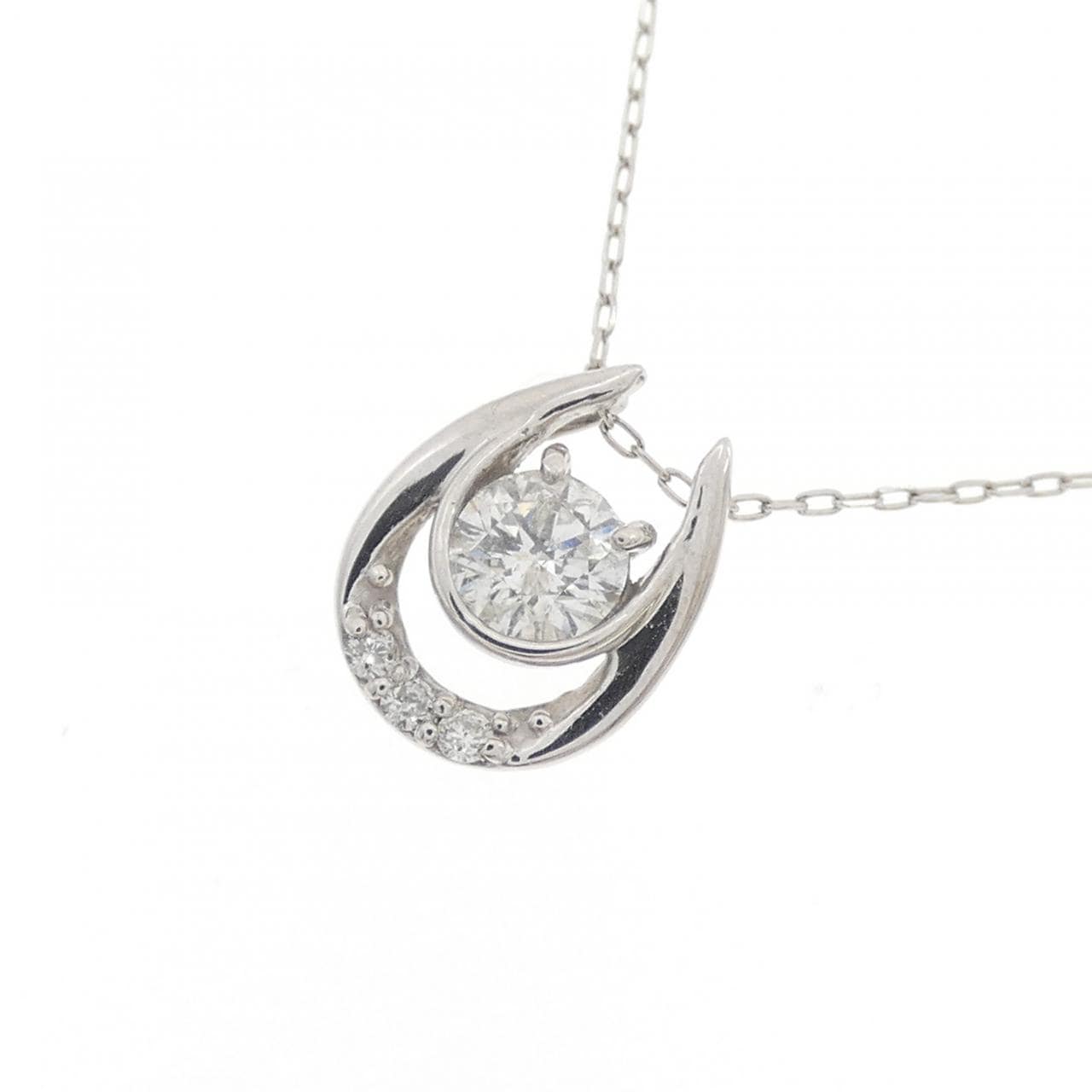 PT900/PT850 ダイヤモンド ネックレス 0.20CT