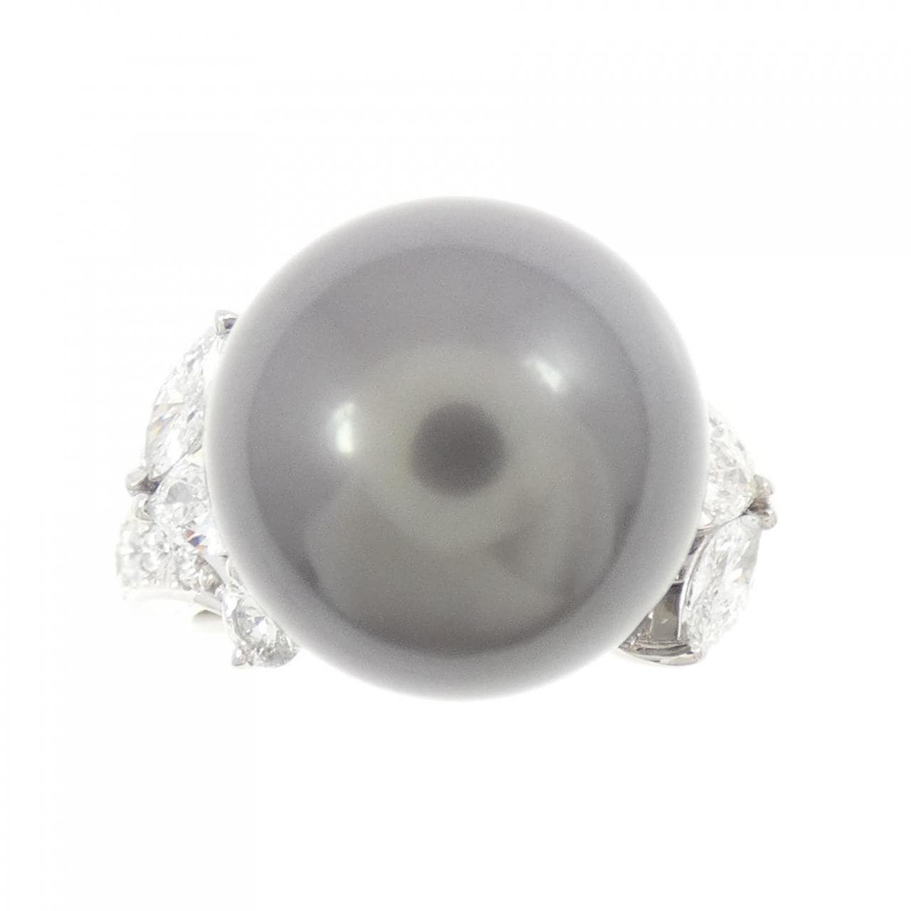 MIKIMOTO Black Pearl Ring 12.5mm